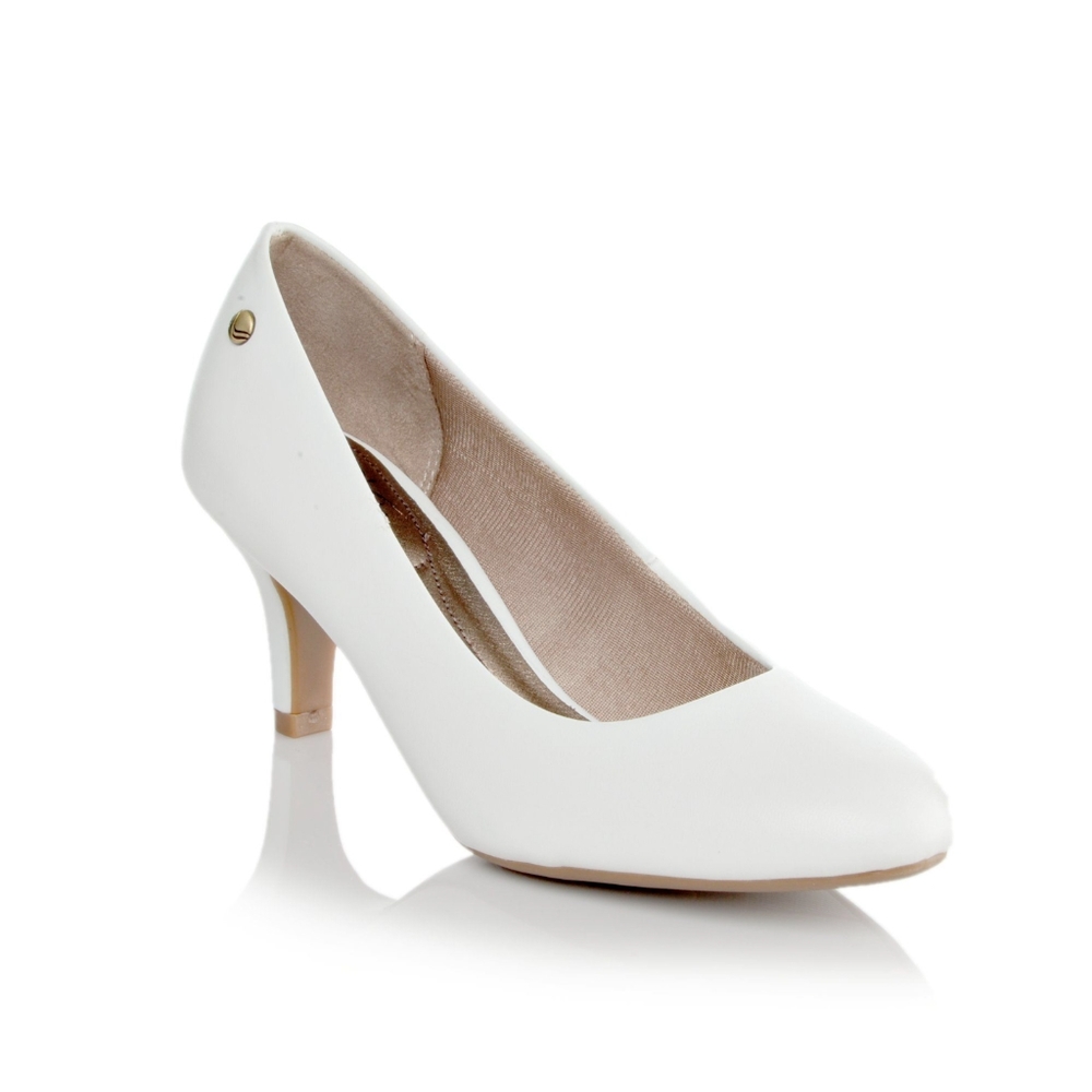 WOMEN'S LIFESTRIDE PARIGI PUMPS WHITE SIZE 9